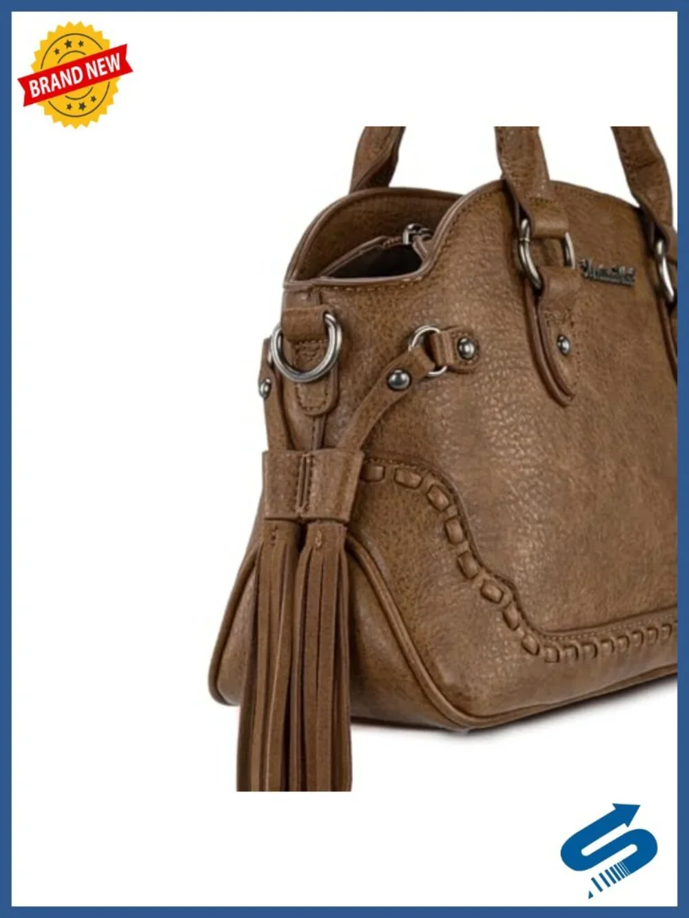 Fringe Satchel Handbags for Women Western Style Purse Tassel Shoulder Bag with